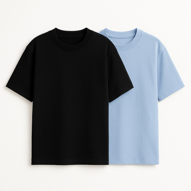 Kit 2 Camiseta Oversized Masculinas Premium Streetwear Básicas