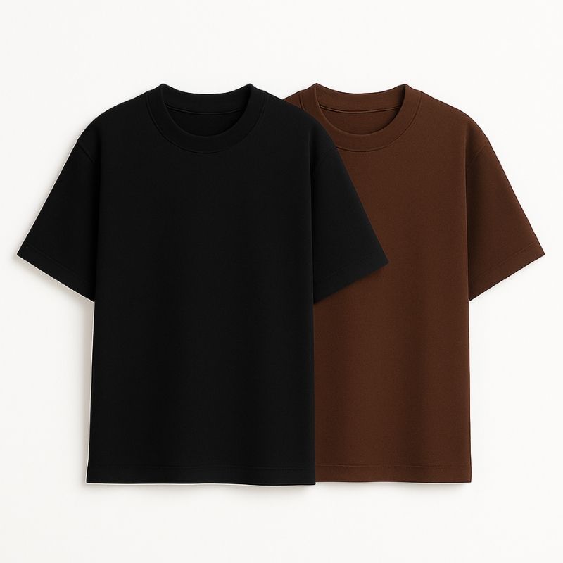 Kit 2 Camiseta Oversized Masculinas Premium Streetwear Básicas