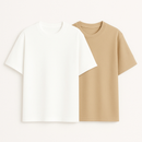 Kit 2 Camiseta Oversized Masculinas Premium Streetwear Básicas