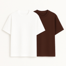 Kit 2 Camiseta Oversized Masculinas Premium Streetwear Básicas