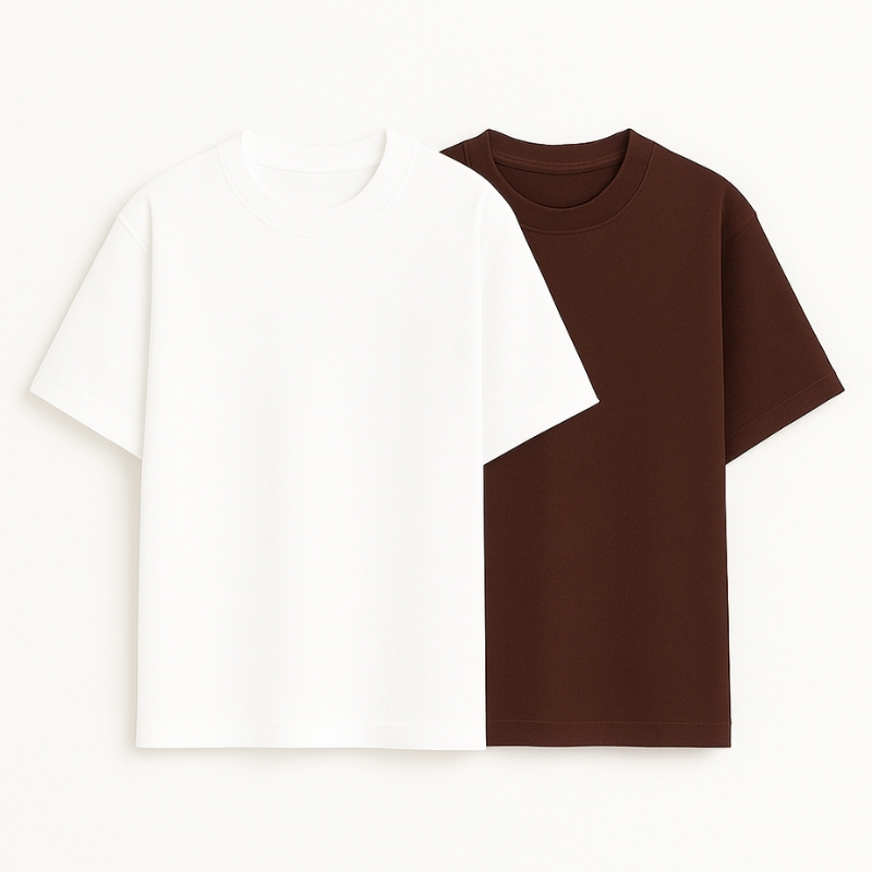 Kit 2 Camiseta Oversized Masculinas Premium Streetwear Básicas