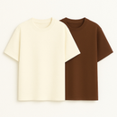 Kit 2 Camiseta Oversized Masculinas Premium Streetwear Básicas