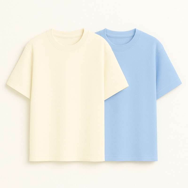 Kit 2 Camiseta Oversized Masculinas Premium Streetwear Básicas