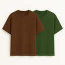 Kit 2 Camiseta Oversized Masculinas Premium Streetwear Básicas