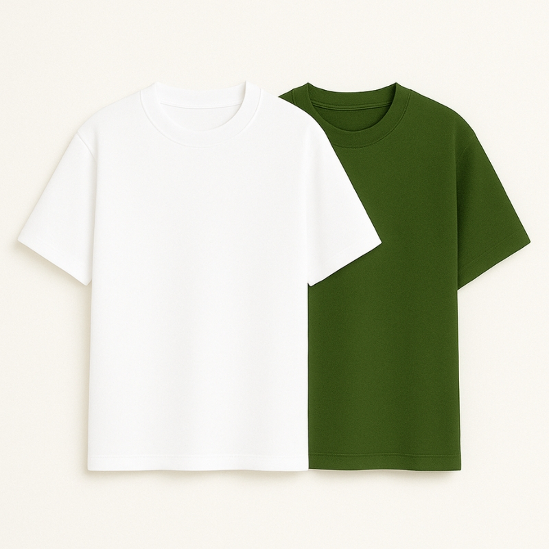 Kit 2 Camiseta Oversized Masculinas Premium Streetwear Básicas