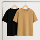 Kit 2 Camiseta Oversized Básica Streetwear Masculina