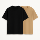 Kit 2 Camiseta Oversized Básica Streetwear Masculina