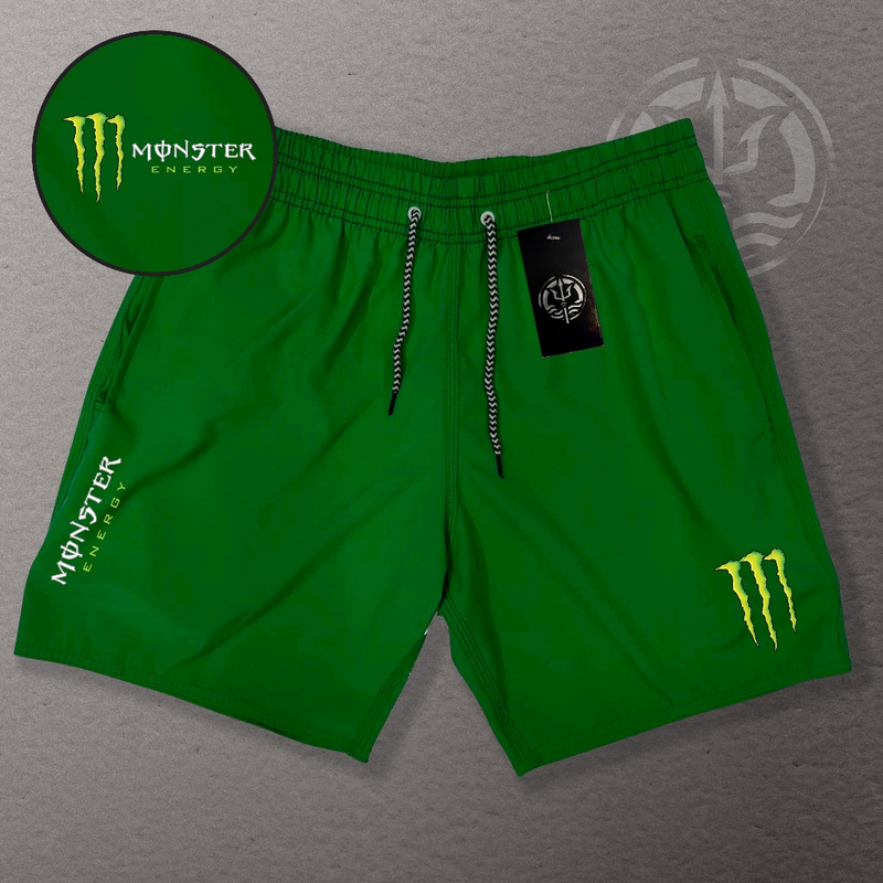 KIT 3 Bermudas Esportivas de Elastano Masculina - MONSTER 02