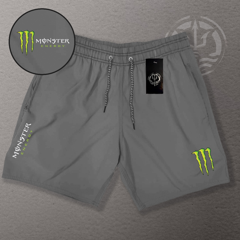 KIT 3 Bermudas Esportivas de Elastano Masculina - MONSTER 02