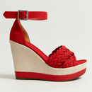 Sandália Feminina Salto Anabela super confortável