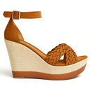 Sandália Feminina Salto Anabela super confortável