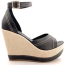 Sandália Feminina Salto Anabela super confortável